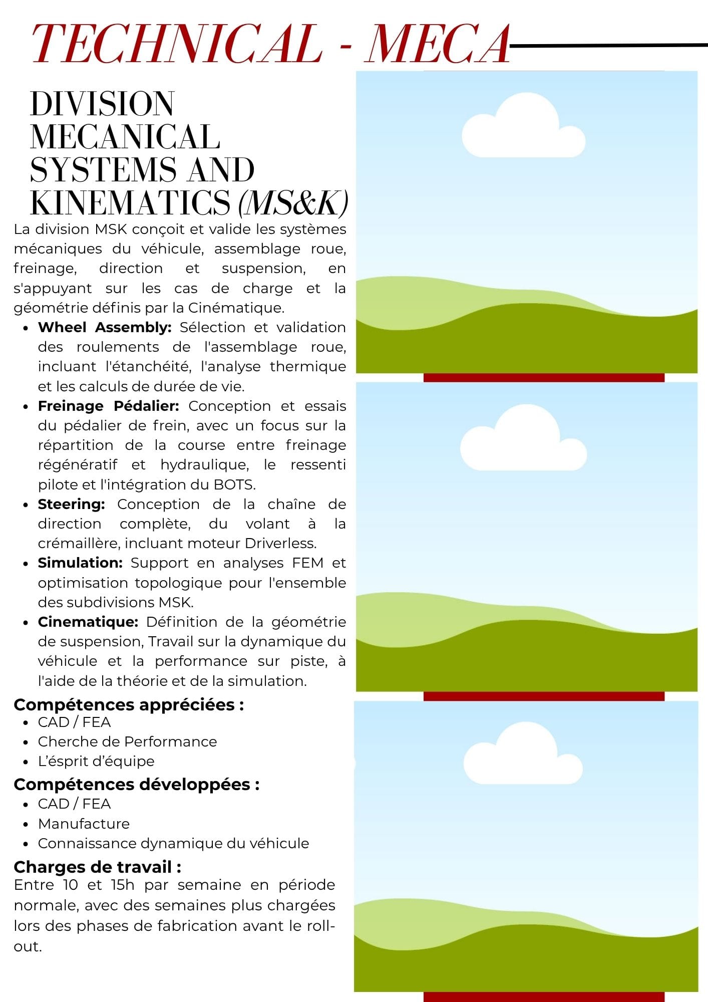 Page de la brochure de recrutement 14