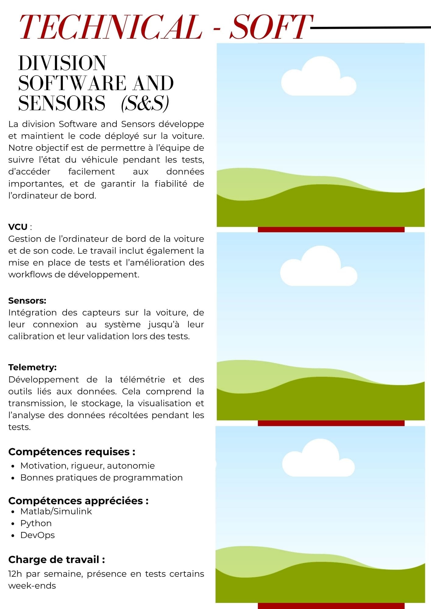 Page de la brochure de recrutement 18