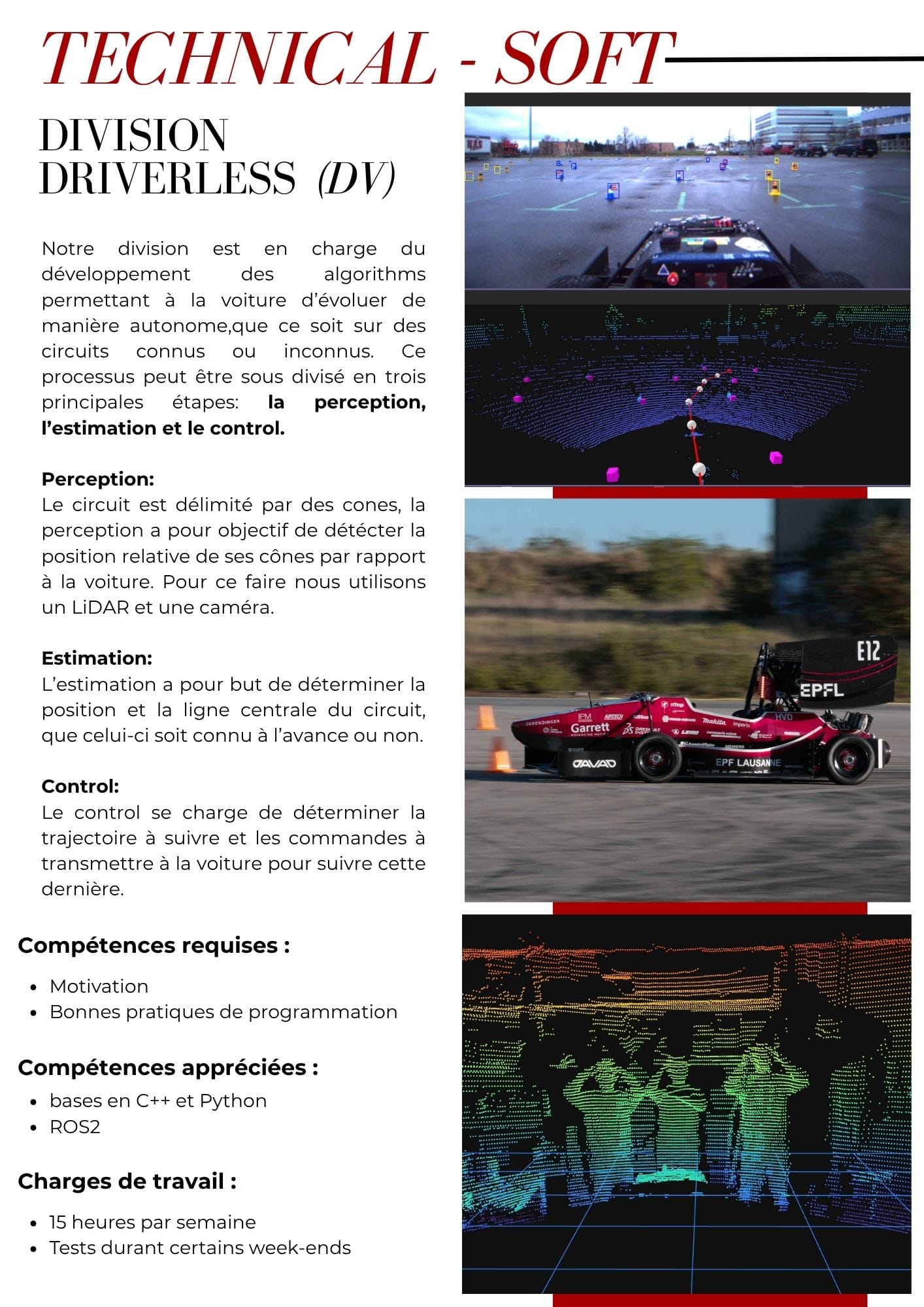 Page de la brochure de recrutement 20