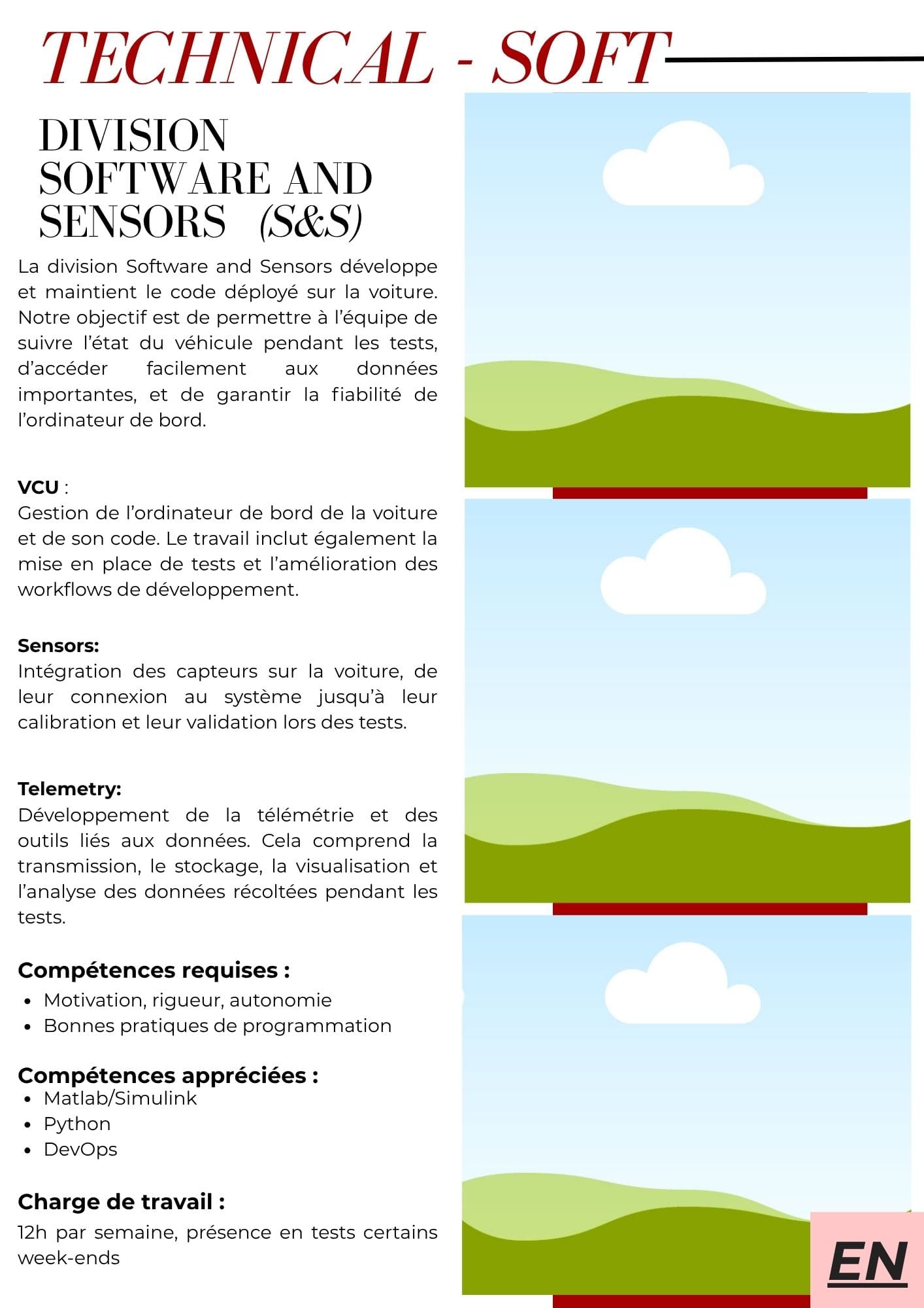 Page de la brochure de recrutement 36