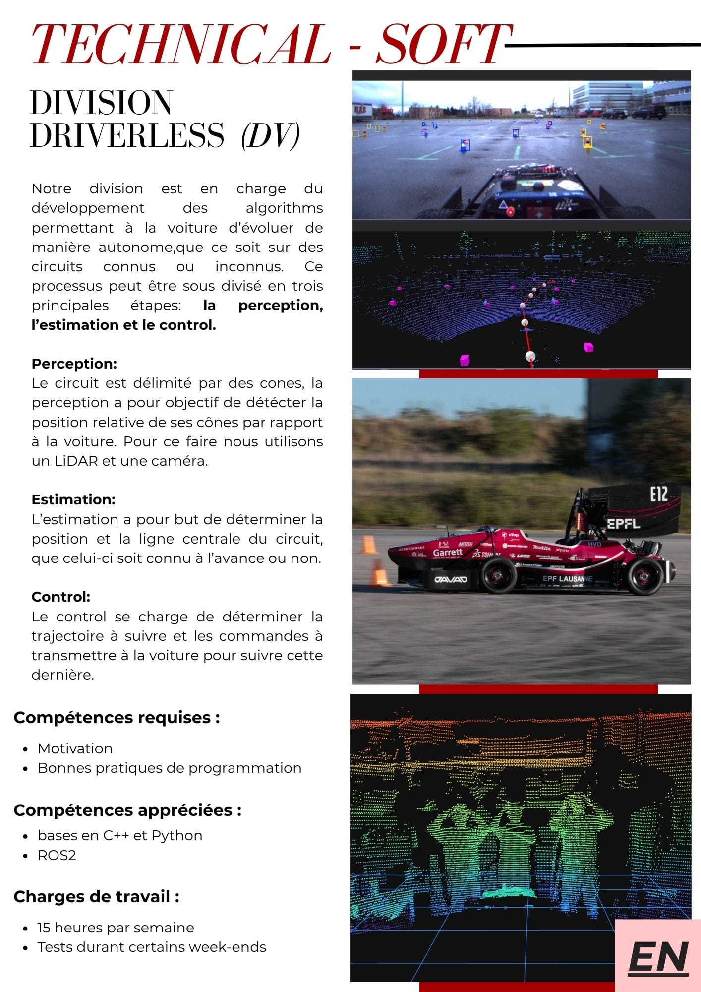 Page de la brochure de recrutement 38