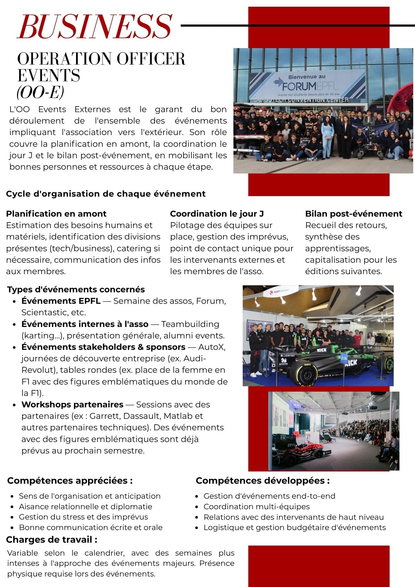 Page de la brochure de recrutement 4