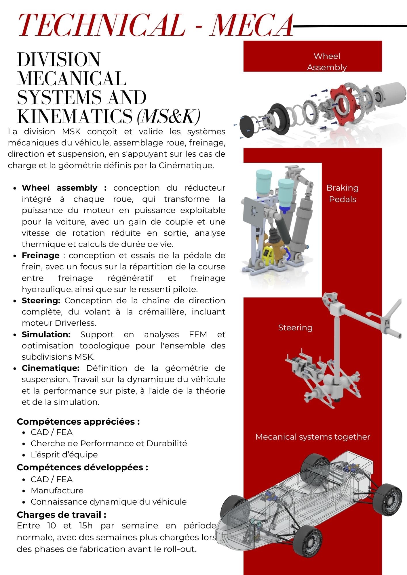 Page de la brochure de recrutement 14