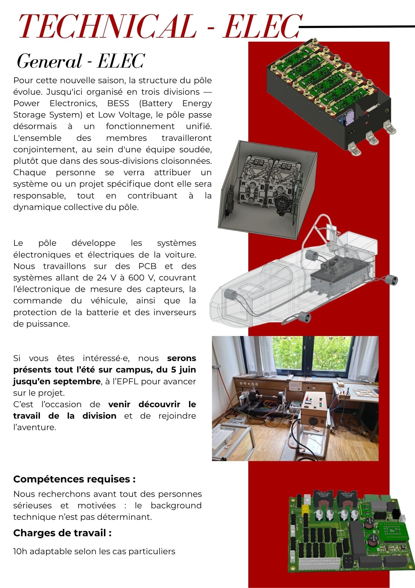 Page de la brochure de recrutement 15