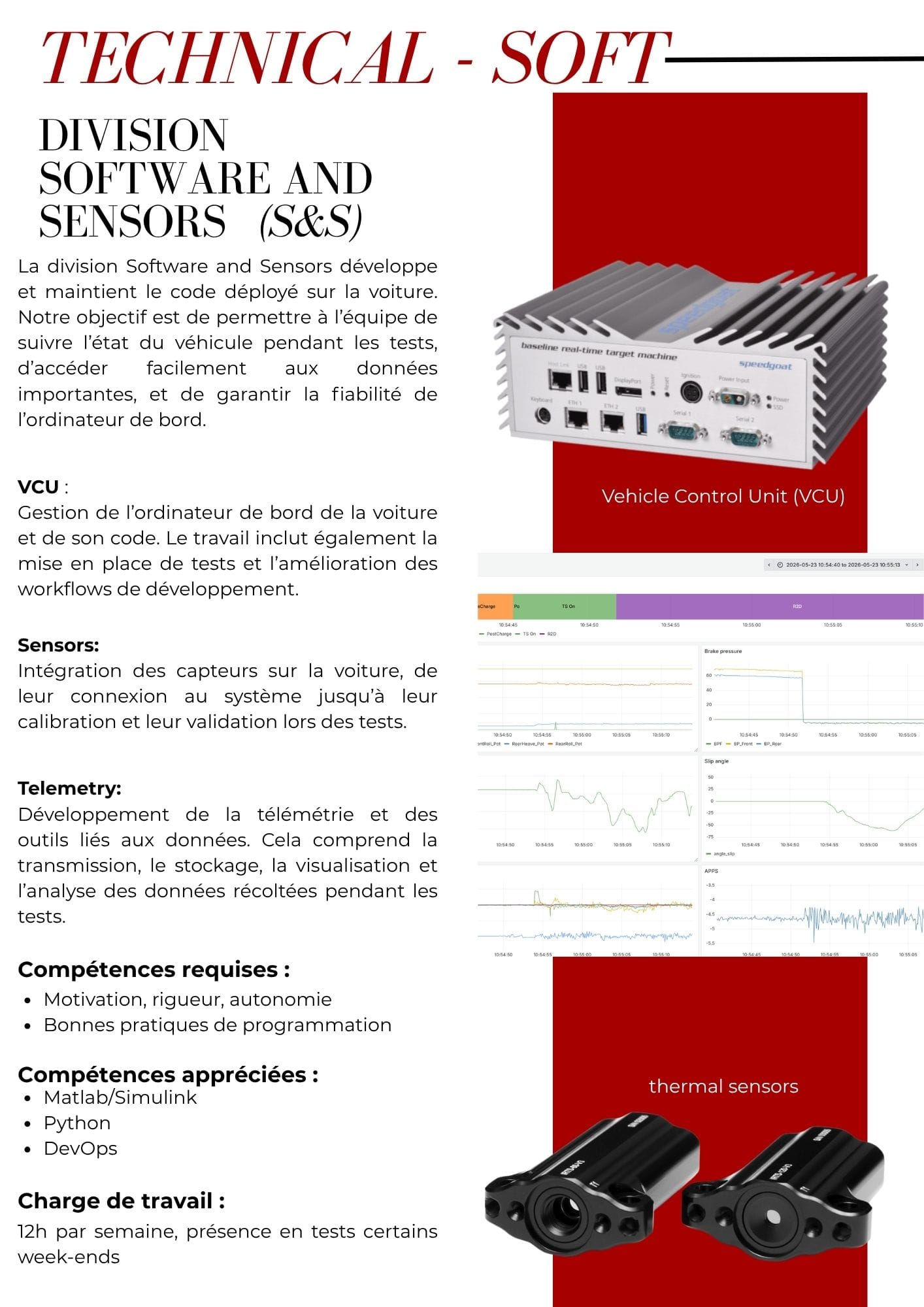 Page de la brochure de recrutement 16